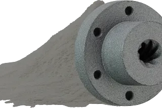 Black and electrostatically dissipative SLS powder