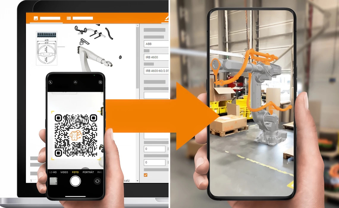 Realidad Aumentada en el Quick Robot de igus