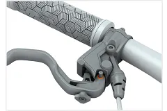 Plain bearing in the brake lever