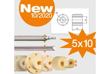 免上油螺桿 dryspin® 新尺寸