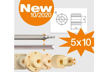 免上油螺桿 dryspin® 新尺寸