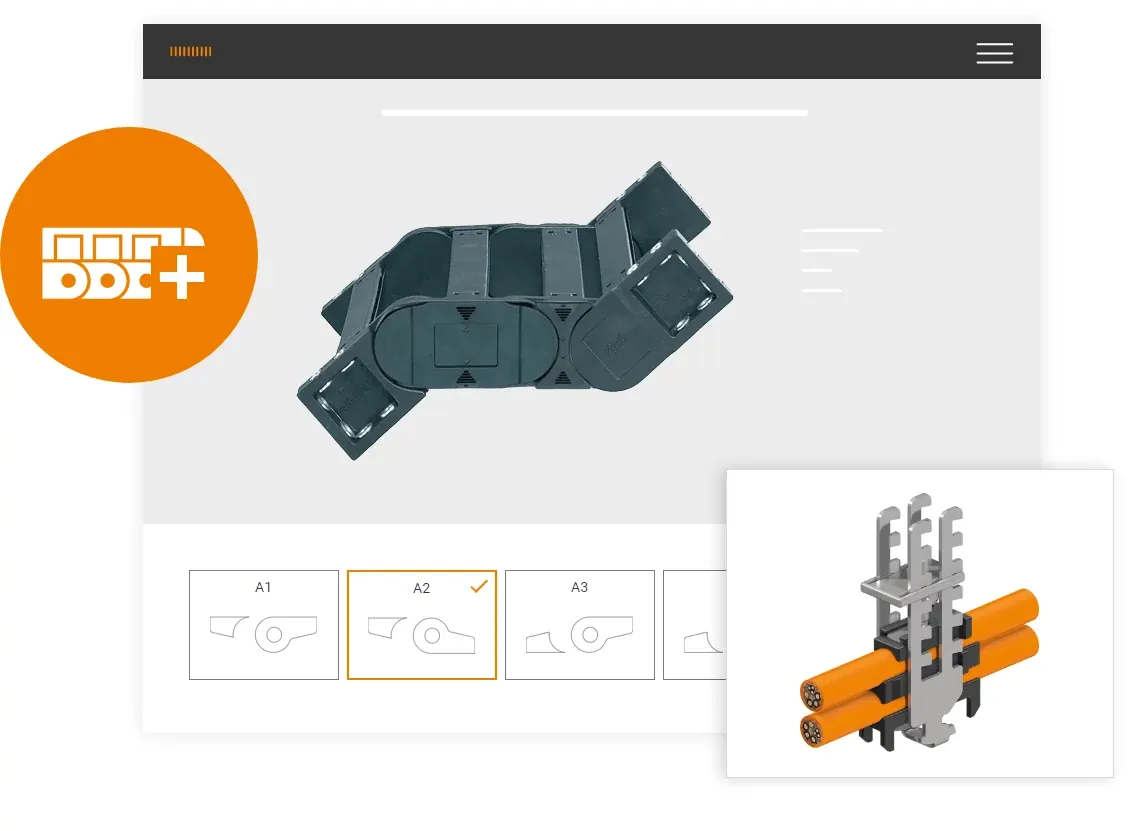 Energy chain configurator