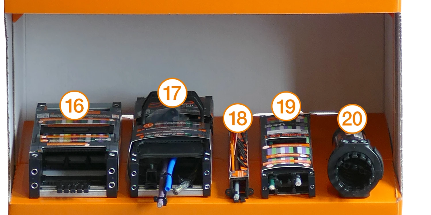 Amostra do igus Corner em detalhes