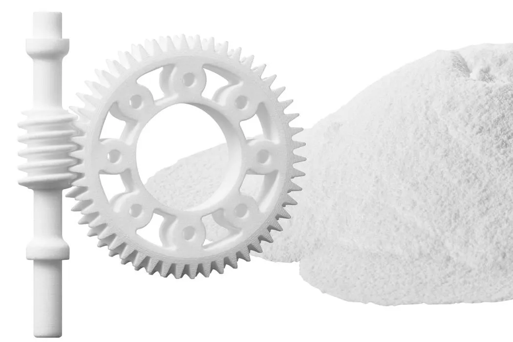 iglidur i6 SLS polvo y rueda helicoidal