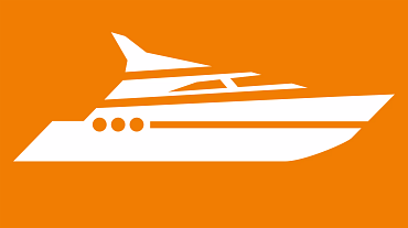 Sports boat icon