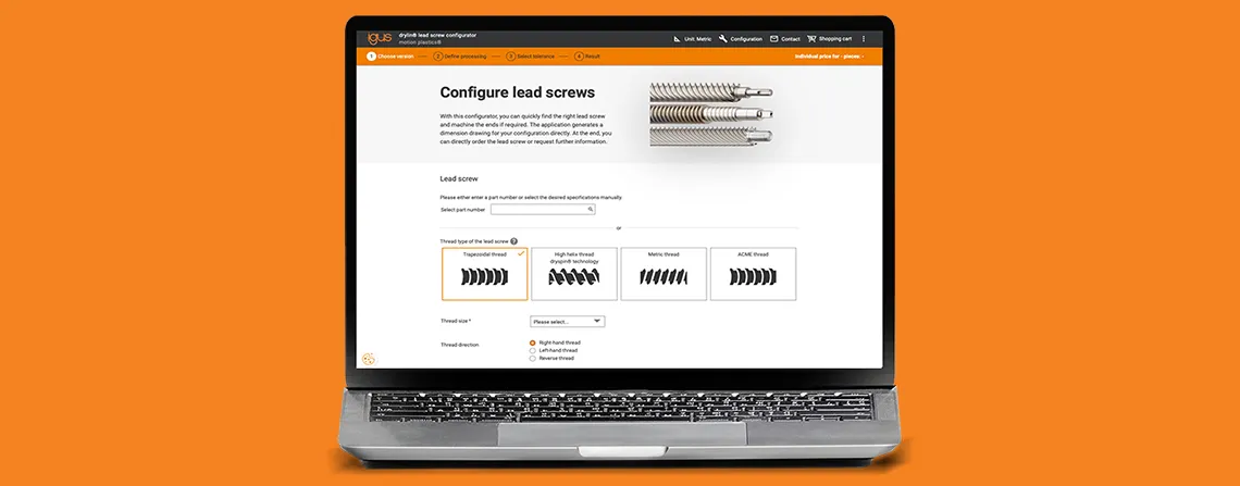 Lead Screw Configurator