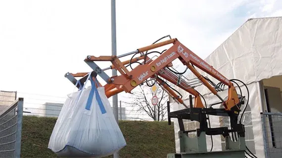 Banc d'essai chargeur frontal