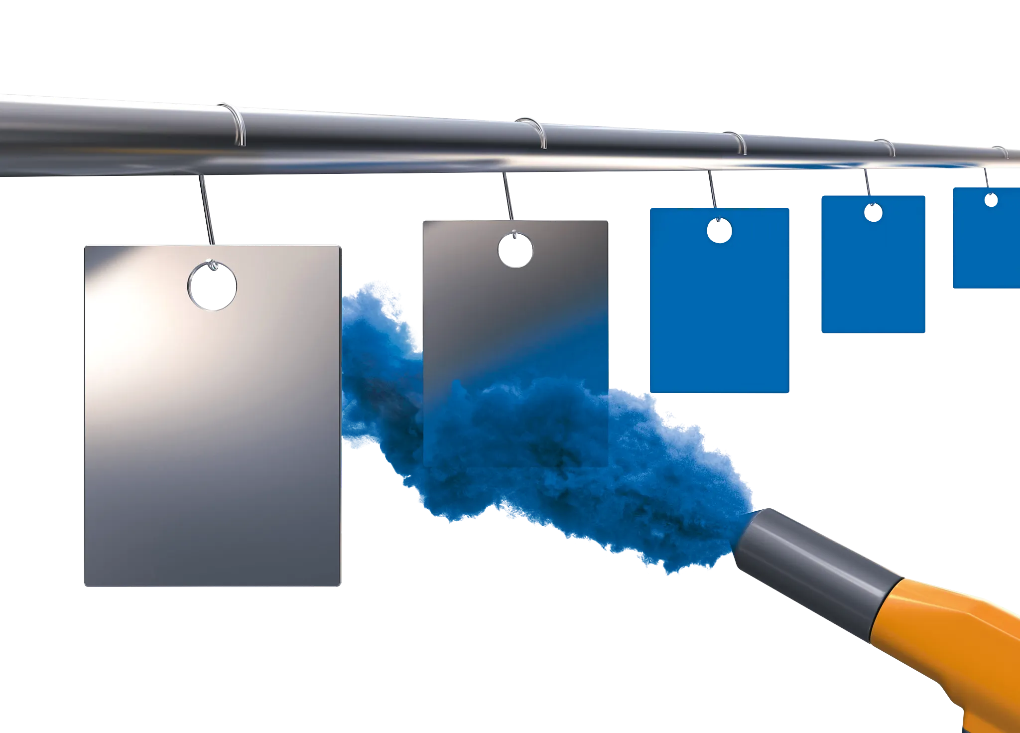 Pièce en cours de revêtement avec un matériau iglidur