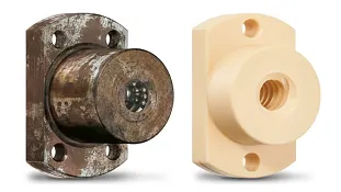 Korrosionsfreie drylin® Kunststoff-Gewindemuttern