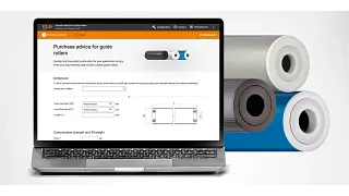 Configurar y pedir rodillos guía en línea