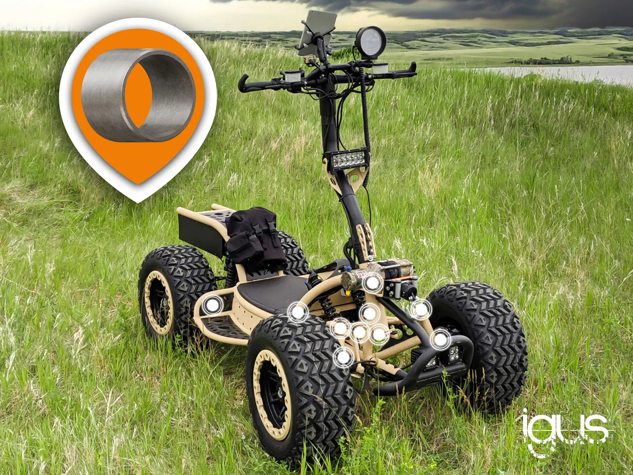 plain bearings in electric vehicle Electric LyteHorse