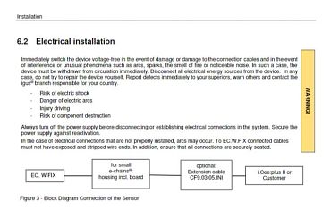 Assembly and operating manual i.Sense EC.W | igus® - smart plastics
