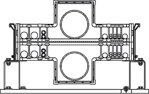 portacables con mangueras grandes