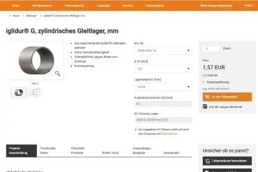 Cylindrical bushings in the shop