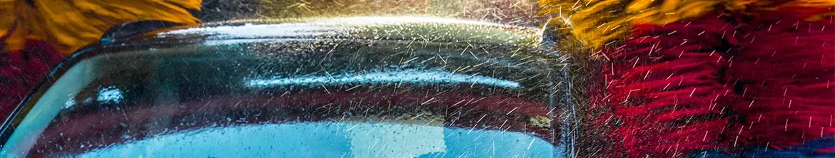 Train washing station