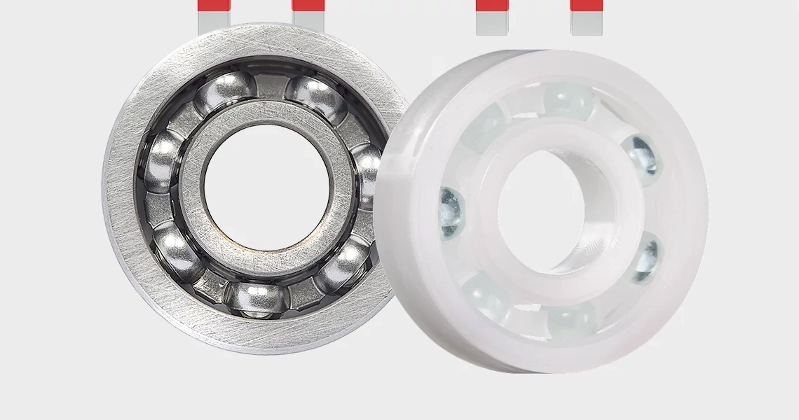 Non-magnetic ball bearings