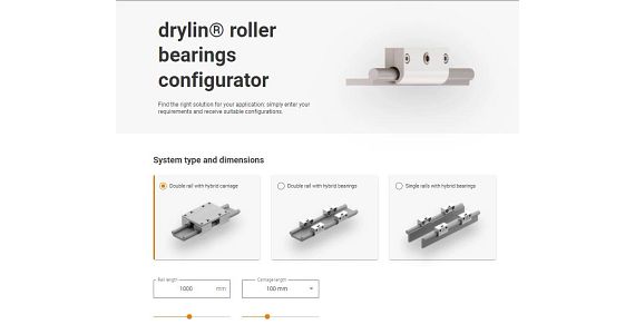 Online service life calculator for roller bearings