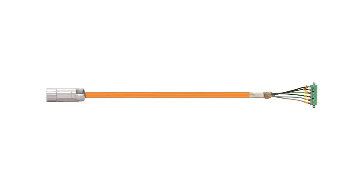 Servo cable suitable for Danaher Motion 107492 10m iguPUR 15xd