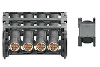 Clamp locking separators