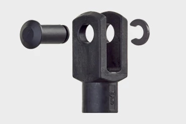 clevis joint with pin and circlip