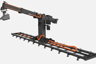 Camera crane with igus products