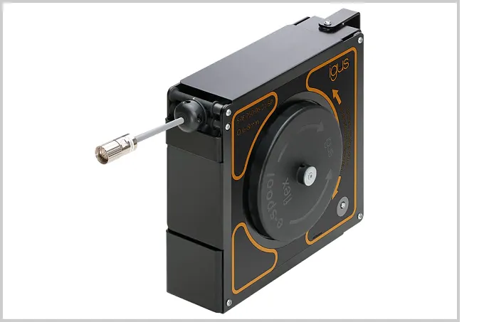Cable drum without slip rings | e-spool® flex 2.0 | igus UK