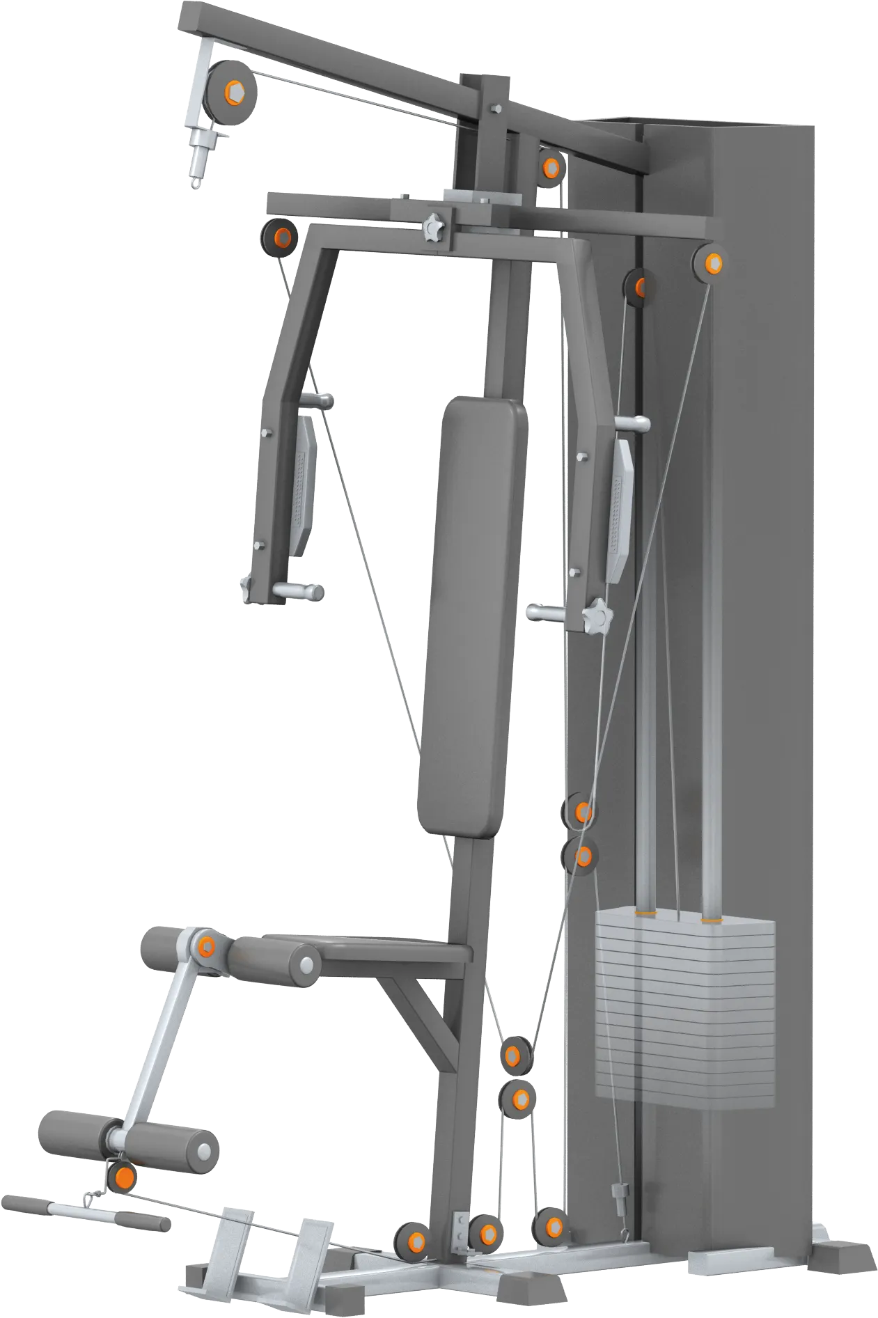 Bizepstrainer am Multigym