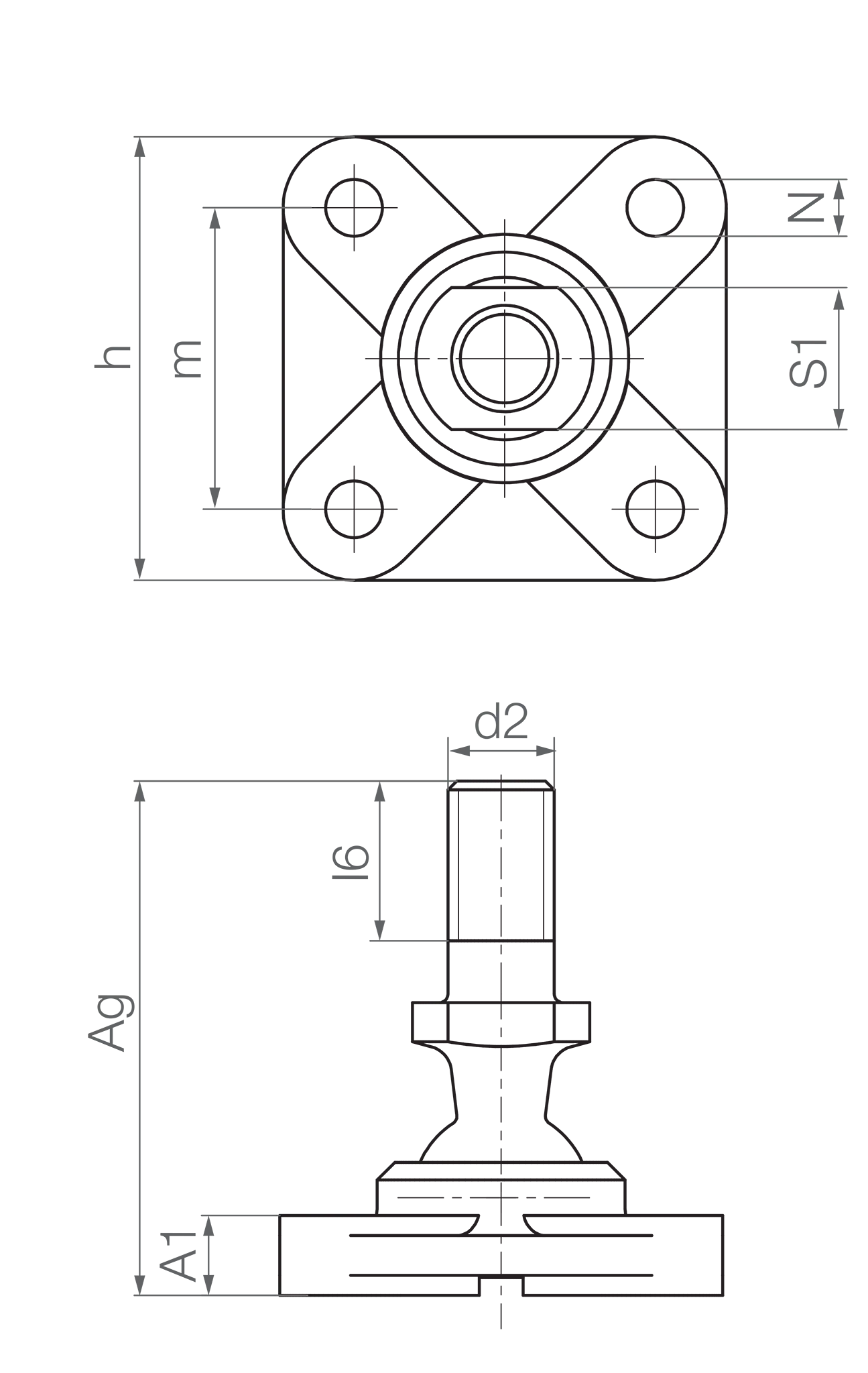 GFSM-06-AG technical drawing