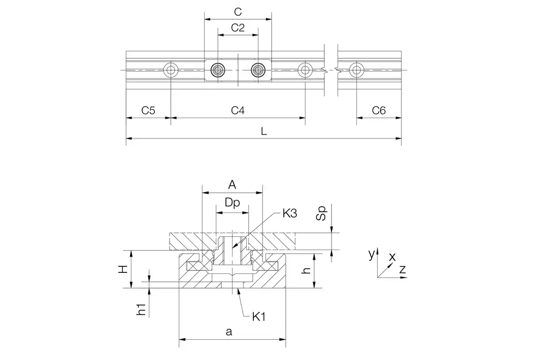 NS-01-17-UNGEBOHRT technical drawing