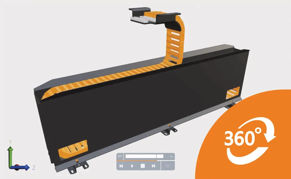 Modèle interactif pour système en zigzag