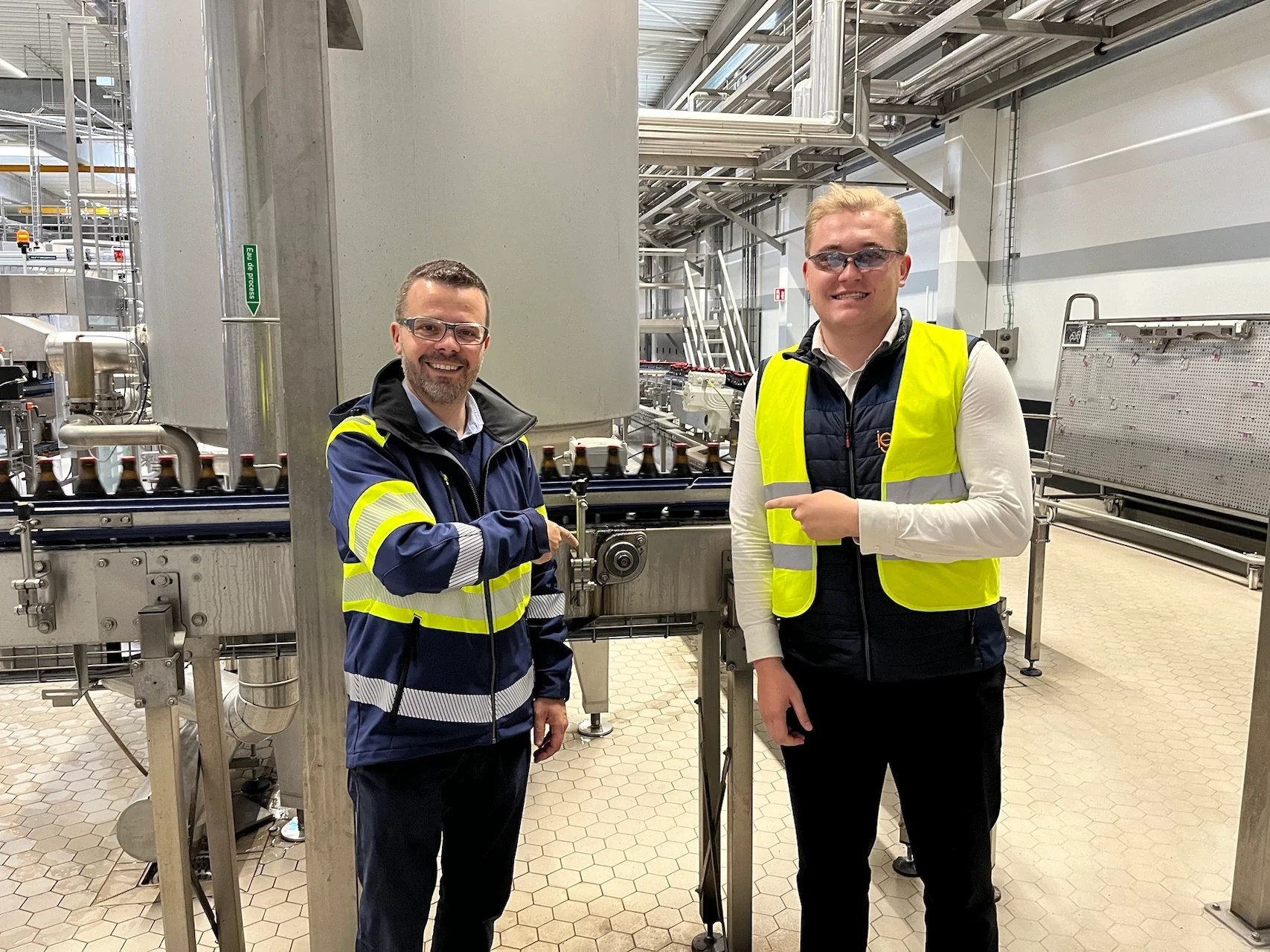 Simon Bodart and Yannik Michna at Chimay