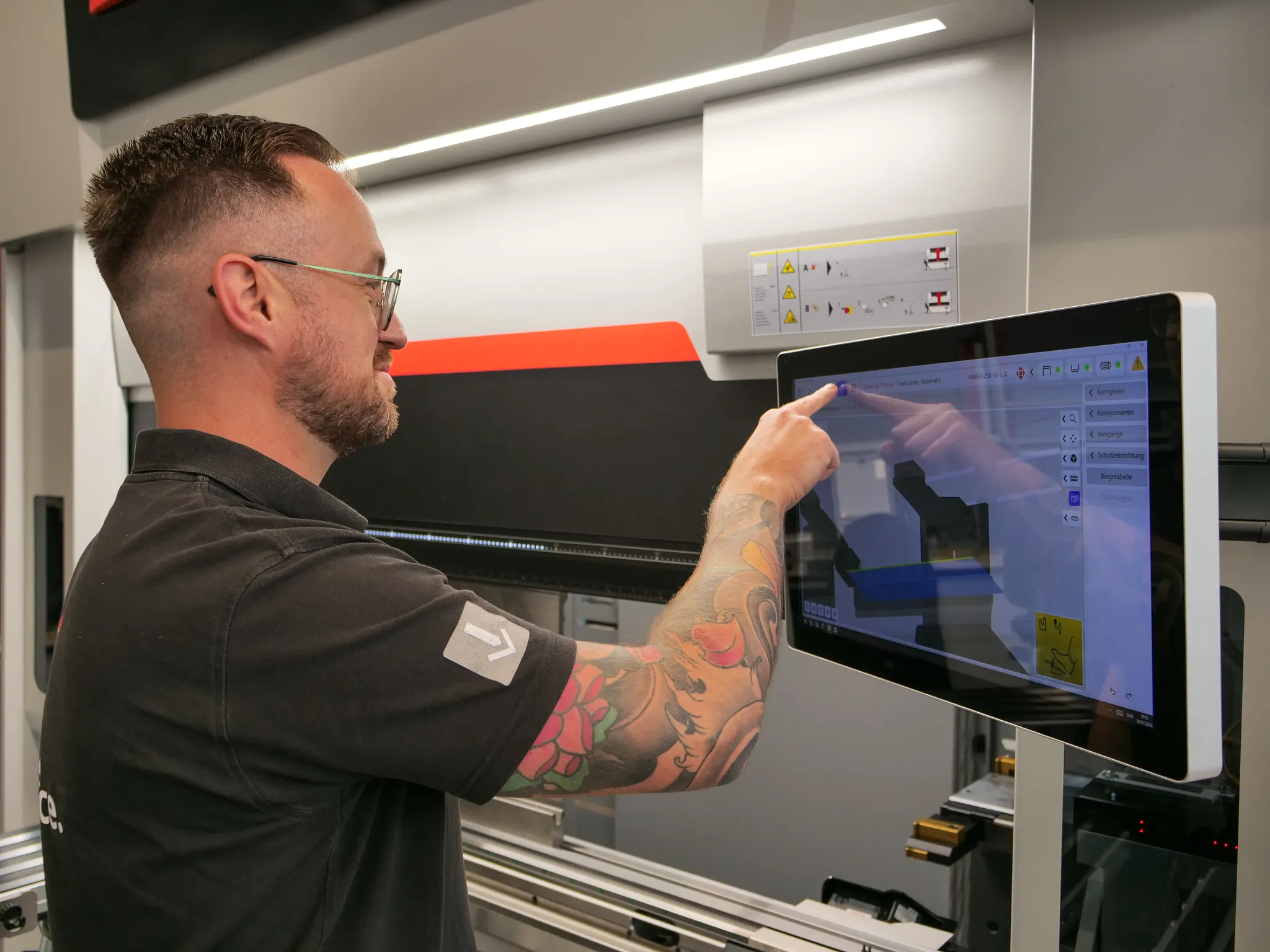 Energy chain system in a plant