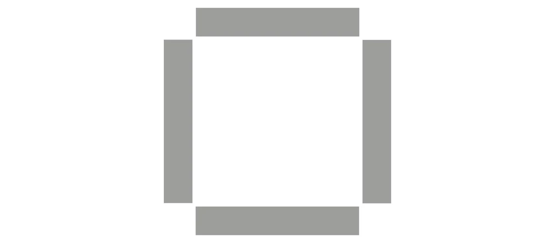 Dwarsverbinders verwijderbaar langs binnen- en buitenradius