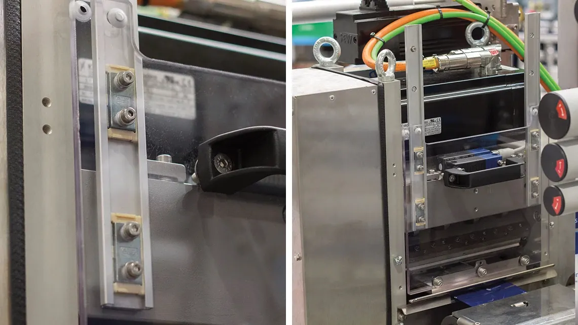 Adjustment of safety door