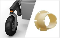 iglidur JVFM di steering fork