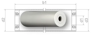 xiros conveyor roller made of aluminium