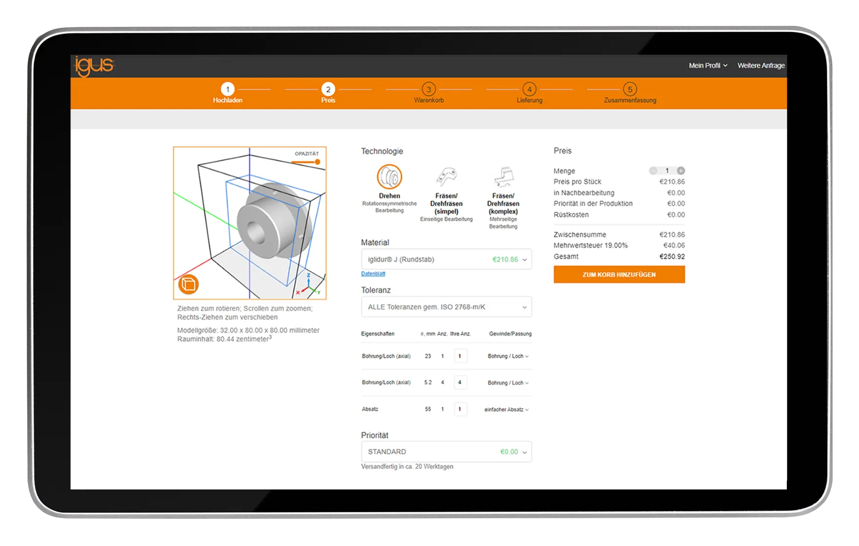 Service CNC en ligne