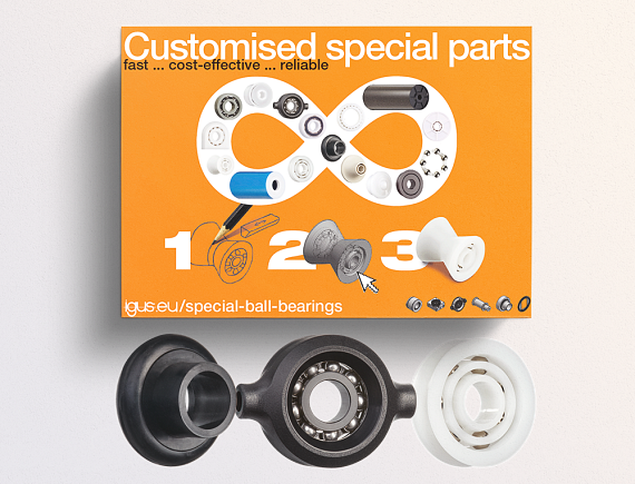 Customised ball bearings: Free sample bag