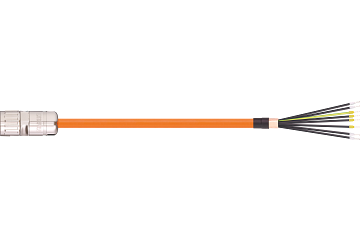 readycable® servo cable, similar to Harmonic Drive, APC2-10-8M17-A-BT-0-xxx-00, base cable PVC 15 x d