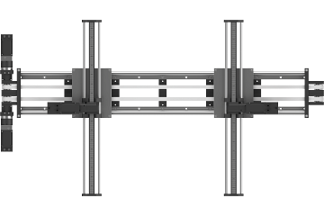 Portique linéaire 2 axes | Périmètre de travail de 1 000 x 750 mm