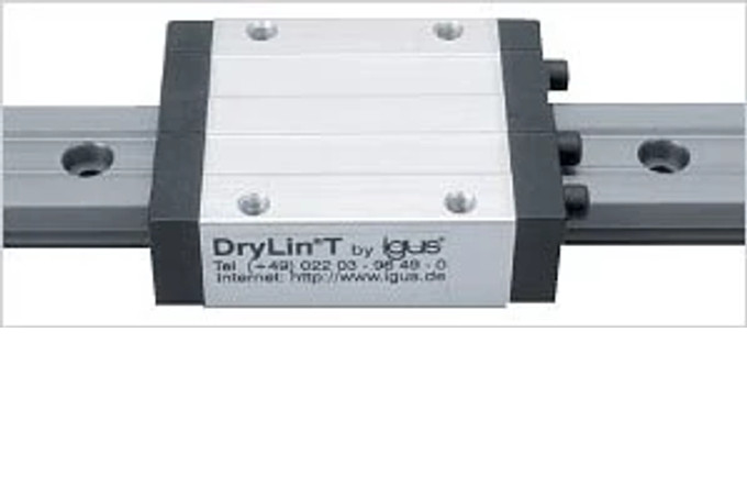 drylin® T linear guide - clearance adjustment