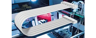 e-skin flad e-kæde i et renrum