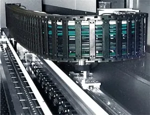 Cable carrier on digital printer