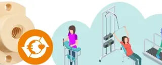 Reduce costs in rehabilitation equipment