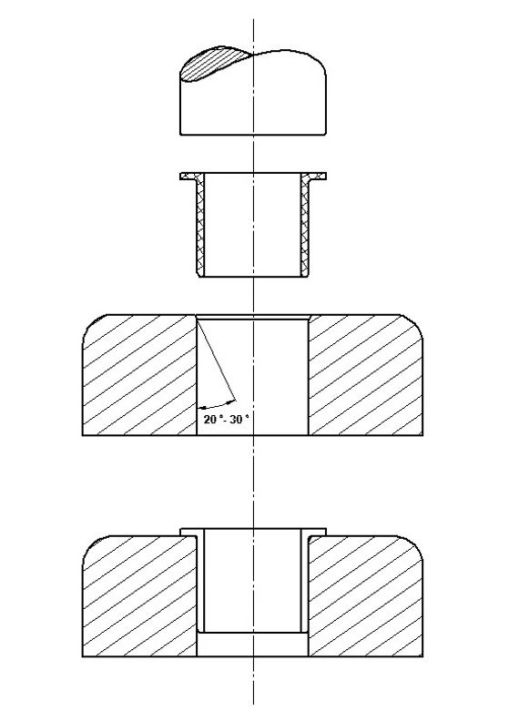 Press-fit of the bearing bushes