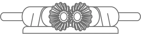 Angular gearbox drawing