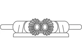 Angular gearbox drawing