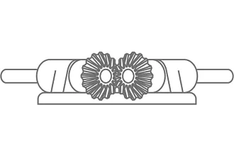 Winkelgetriebe Zeichnung