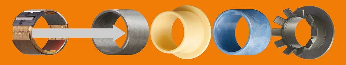 iglidur® 乾式科技軸承取代金屬：成本效益高 40%，重量輕 80%，100% 免上油