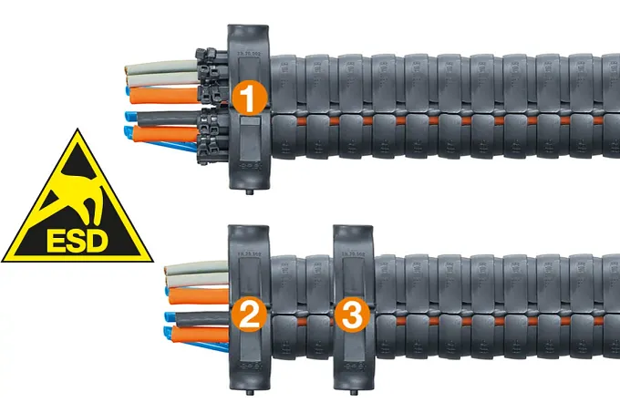 triflex® R energy chains, ESD | igus Malaysia